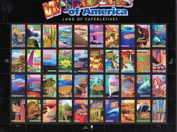 USA 2006 Wonders of America unmounted mint.