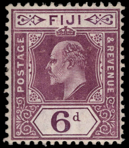 Fiji 1906-12 6d dull purple lightly mounted mint.