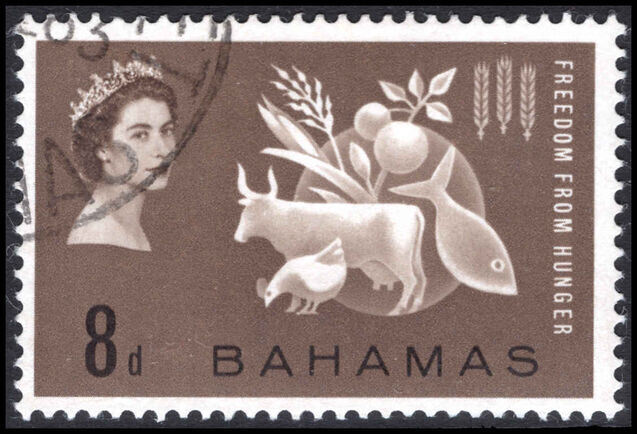 Bahamas 1963 Freedom from Hunger fine used.
