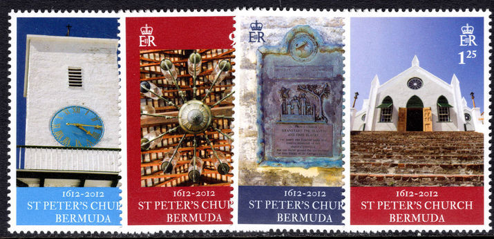 Bermuda 2012 St Peters Church unmounted mint.