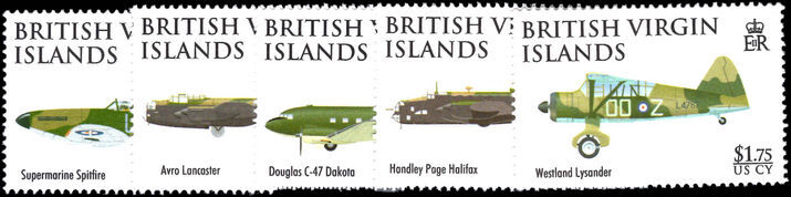 British Virgin Islands 2008 Royal Airforce unmounted mint.