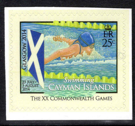 Cayman Islands 2014 Commonwealth Games self-adhesive unmounted mint. unmounted mint.