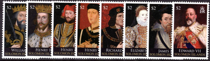 Solomon Islands 2008 Kings and Queens of England (1st series) unmounted mint.