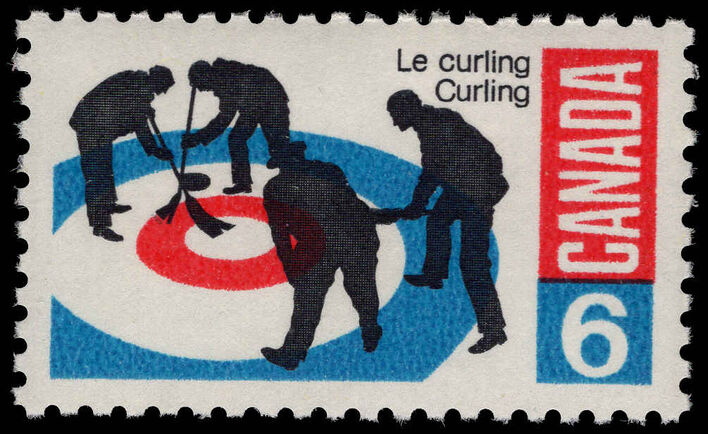 Canada 1969 Curling unmounted mint.
