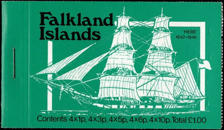 Falkland Islands 1975 Hebe and Darwin booklet unmounted mint.