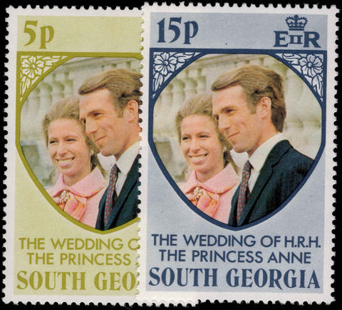 South Georgia 1973 Royal Wedding unmounted mint.