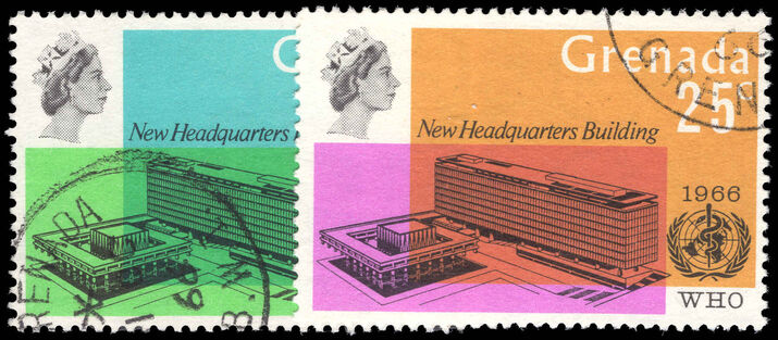 Grenada 1966 Inauguration of WHO Headquarters fine used.