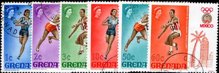 Grenada 1968 Olympic Games fine used.