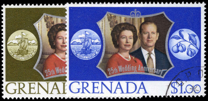 Grenada 1972 Royal Silver Wedding fine used.