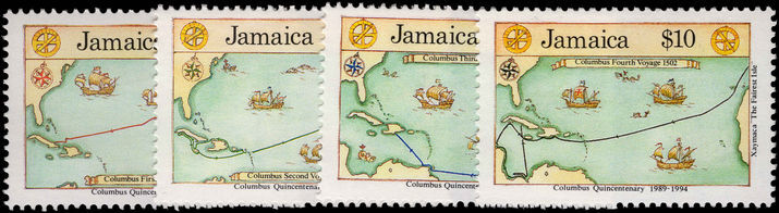 Jamaica 1990 Discovery of Columbus unmounted mint.