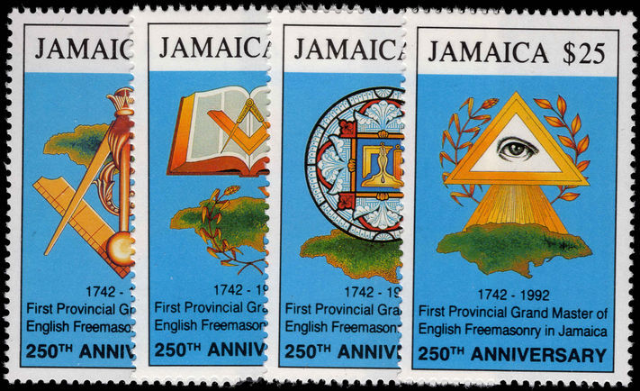 Jamaica 1992 Freemasonry unmounted mint.