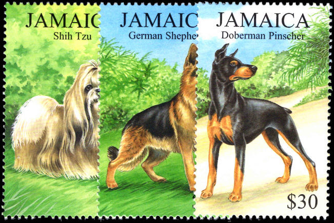 Jamaica 1999 Dogs unmounted mint.
