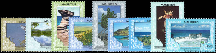 Mauritius 1989-98 Spiral watermark set unmounted mint.
