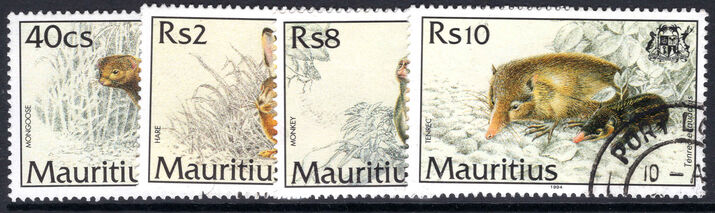 Mauritius 1994 Mammals fine used.