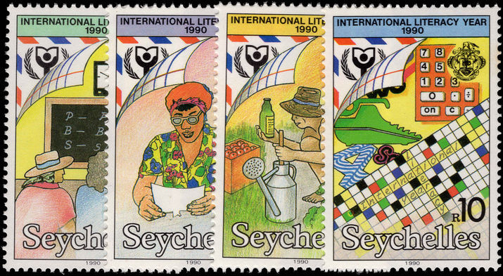 Seychelles 1990 International Literacy Year unmounted mint.