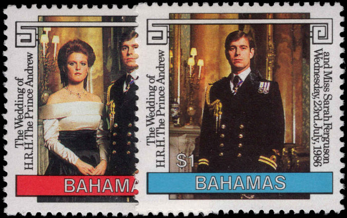Bahamas 1986 Royal Wedding unmounted mint.