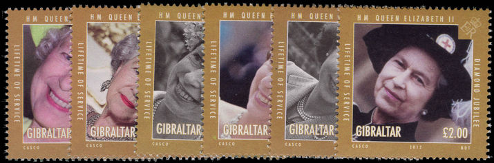 Gibraltar 2012 Diamond Jubilee unmounted mint.