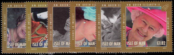 Isle of Man 2012 Diamond Jubilee unmounted mint.