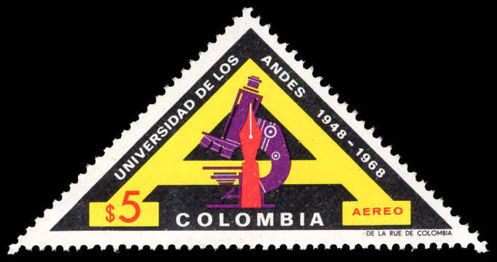 Colombia 1969 University of the Andes unmounted mint.