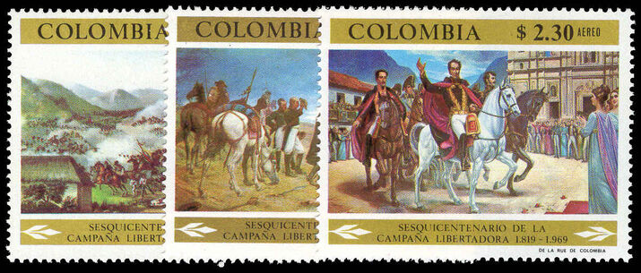Colombia 1969 150th Anniversary of Independence unmounted mint.