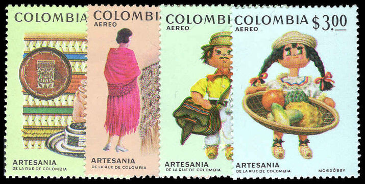 Colombia 1972 Colombian Crafts and Products unmounted mint.