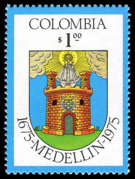 Colombia 1975 300th Anniversary of Medellin unmounted mint.