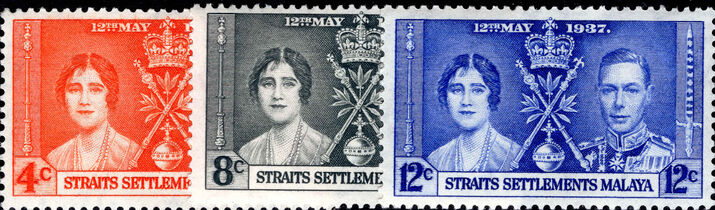 Straits Settlements 1937 Coronation unmounted mint.