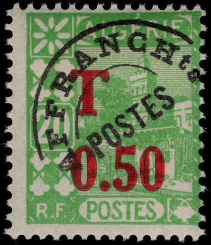 Algeria 1944 Postage Due lightly mounted mint.