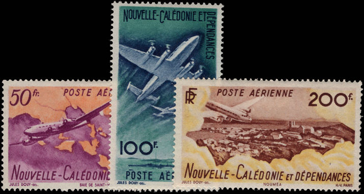 New Caledonia 1948 Air set fine lightly mounted mint.