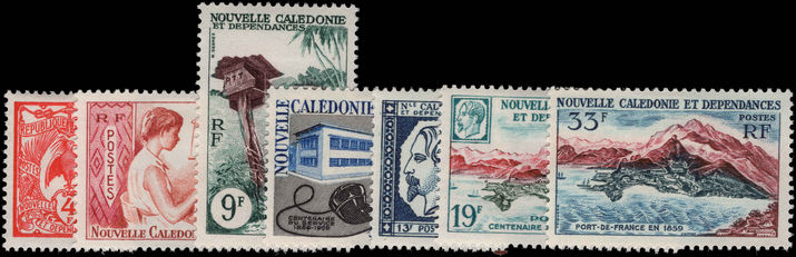 New Caledonia 1960 Postal Centenary unmounted mint.