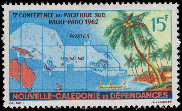 New Caledonia 1962 South Pacific Conference unmounted mint.