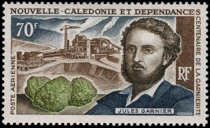 New Caledonia 1967 Garnerite Industry unmounted mint.