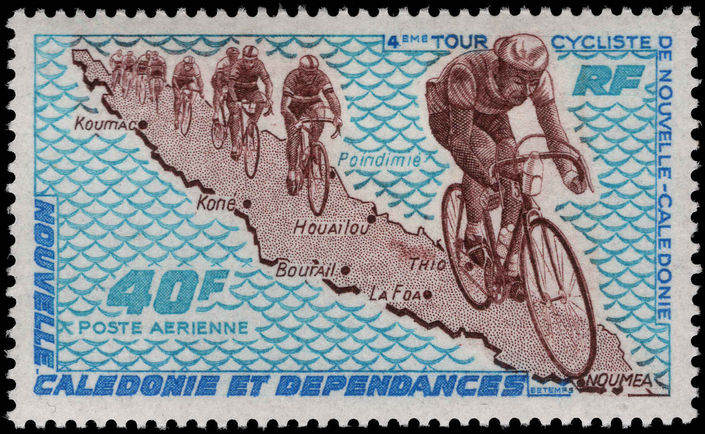 New Caledonia 1970 Tour de Nouvelle Caledonie unmounted mint.