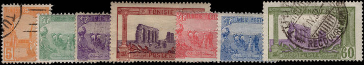 Tunisia 1920-21 set mixed mint and used.
