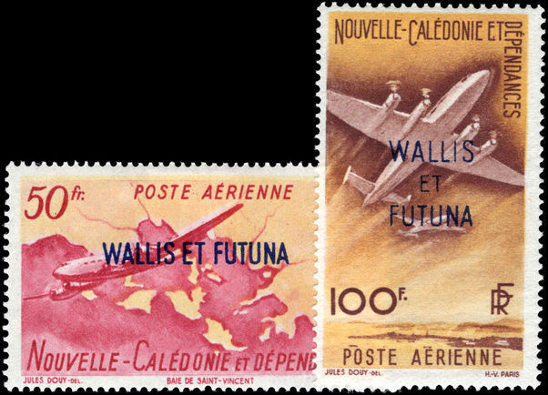Wallis and Futuna 1949 Airs lightly mounted mint.