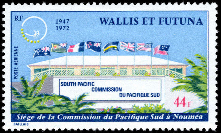 Wallis and Futuna 1972 South Pacific Commission lightly mounted mint.