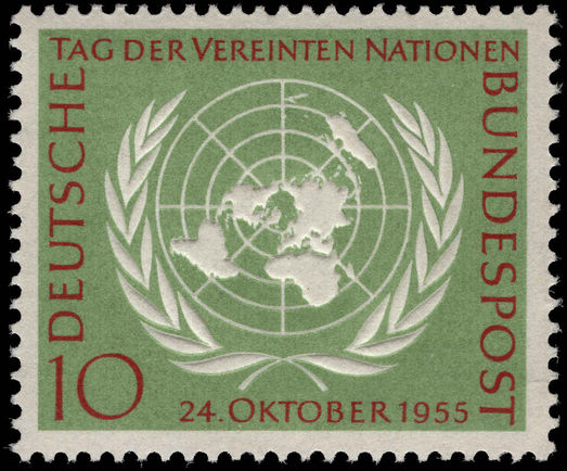 West Germany 1955 United Nations Day unmounted mint.