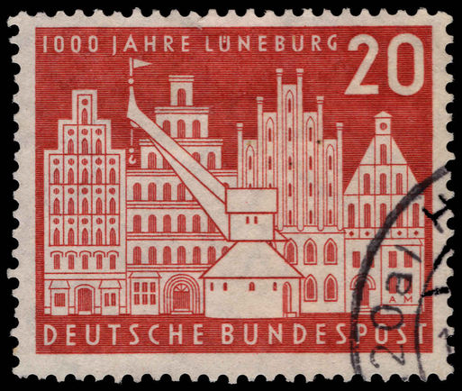 West Germany 1956 Luneburg fine used.