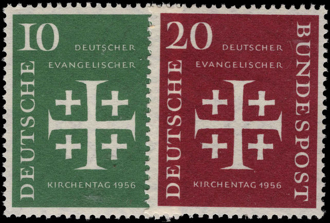 West Germany 1956 Evangelical Church unmounted mint.
