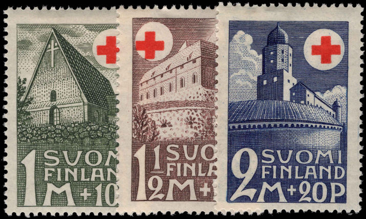 Finland 1931 Red Cross lightly mounted mint.