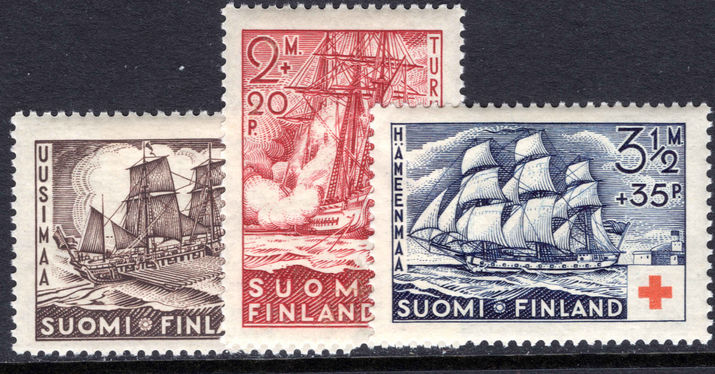 Finland 1937 Red Cross lightly mounted mint.