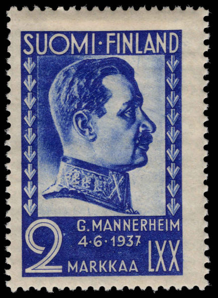 Finland 1937 Marshal Mannerheim unmounted mint.