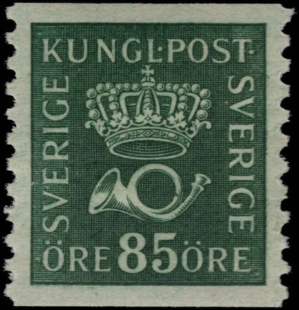 Sweden 1920-33 85ø  blue-green lightly mounted mint.