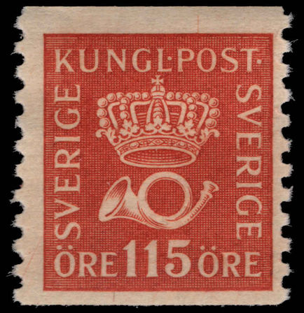 Sweden 1920-33 115ø  chestnut lightly mounted mint.