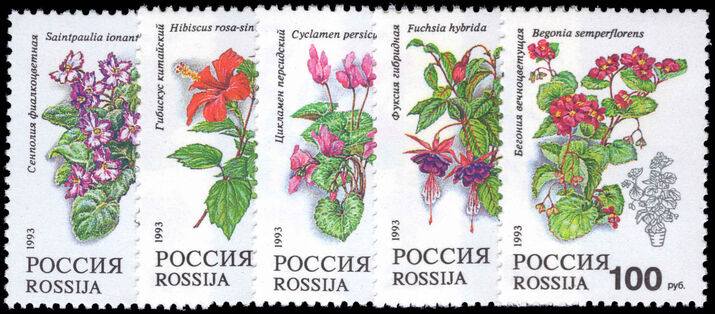 Russia 1993 Pot Plants unmounted mint.
