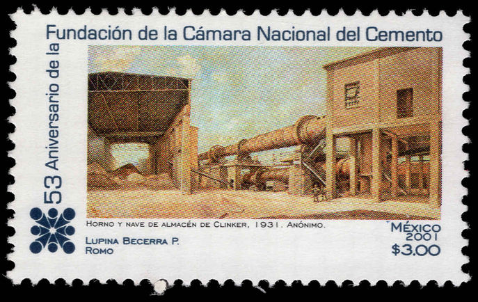 Mexico 2001 National Cement Chamber unmounted mint.