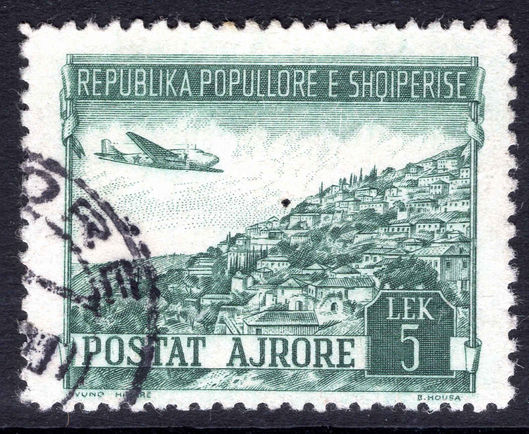 Albania 1950 5l Vuno-Himare fine used.