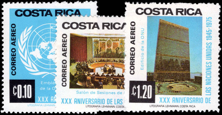 Costa Rica 1975 United Nations unmounted mint.