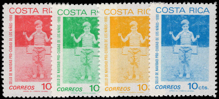 Costa Rica 1980 Obligatory Tax Christmas unmounted mint.