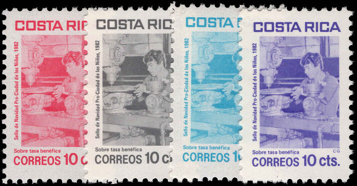 Costa Rica 1982 Obligatory Tax Christmas unmounted mint.